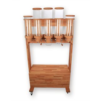 Movable dispensing stand