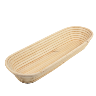 Rattan proofing basket: long, 45 x 17 cm, 2 kg