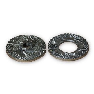 Pair of Steel Discs - coarse - for Diamant D525 Grain Mill